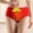 Red, variant on Siminsem High Waisted Period Underwear Women Leak Proof Cotton Panties Heavy Flow Menstrual Postpartum Briefs 3 Pack, Mint Green,XXXL