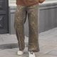thumbnail image 1 of Pantalones largos de moda para hombre, deportivos, con bolsillo y cremallera, estampado de leopardo, vaqueros para hombre, 1 of 8