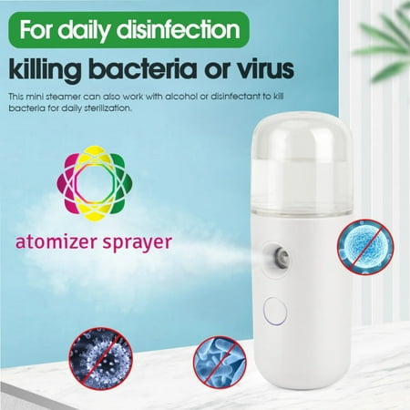 Automatic Nano Fog Atomizer - Portable Device for Cleaning Home, Office, Car, Keys, Phones & Personal Care - Powerful, Safe & Effective Fog - Newest 2020 Version