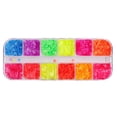 thumbnail image 4 of 12 Colores/caja de lentejuelas de mariposa para decoración de uñas de brillante DIY accesorios para la de Acción de - 05, 4 of 6