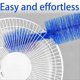 thumbnail image 5 of 3 Plumeros Flexibles para Ventiladores, de Plástico, con Cabezal de Microfibra, Reutilizables, para Quitar la Suciedad del Ventilador., 5 of 5
