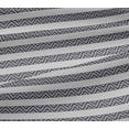 thumbnail image 4 of oneOone Cotton Jersey Gray Fabric Stripe & Chevron Geometric Sewing Craft Projects Fabric Prints By Yard 58 Inch Wide, 4 of 4