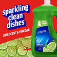 thumbnail image 5 of Liquid Dish Soap Vinegar and Lime Scent, Sparkling Clean Dishes, 90 fl oz Bottle, 5 of 5
