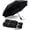 Black, variant on Travel Compact Umbrella Windproof - Portable Automatic for Rain, Folding Umbrella for Men and Women, Portable 210T Fabric