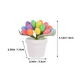 thumbnail image 2 of unbranded 4Ud Huevo Bonsái De Pascua Para Exterior Jardín Y Eventos Festivos, 2 of 8