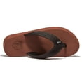thumbnail image 5 of WOTTE Mens Flip Flops Comfortable Thong Sandals Lightweight Summer Beach Sandals Brown, 5 of 8