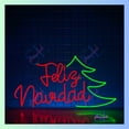 thumbnail image 4 of Shinelab Feliz Navidad Neon Sign, Merry Christmas Led Sign, Christmas Neon Light Wall Art Decor 2446, 4 of 5
