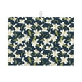 thumbnail image 1 of Wukai Lilies Flowers for Microfiber Placemat, 18x24 Inch Kitchen Drying Mat for Countertops, Sinks, Drains, 1 of 7