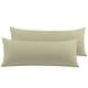 thumbnail image 1 of Cuerpo Almohada Funda con Cremallera Cierre, Juego de 2 Almohada Fundas para Larga Refuerzo Almohada, Suave 1800 Microfibra Caqui Cuerpo (51cmx152cm), 1 of 6