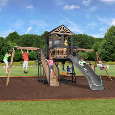 Backyard Discovery Oceanview II Cedar Wood Swing Set