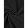 thumbnail image 5 of DARING DIVA Women's Lantern Sleeve Smocked Cuffs Pullover Sweater Tops XS Black, 5 of 6