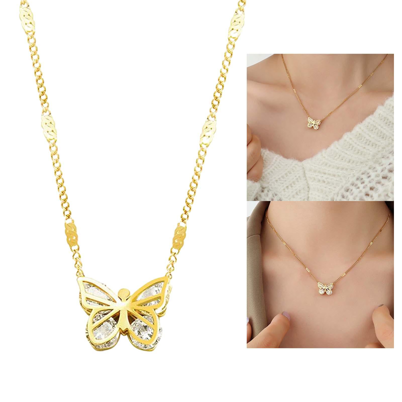 2023 Personalized Design Bilayer Retro Butterfly Pendant Girls Necklaces  Jewelry Clothing Accessories Women - China Gold Jewelry and Fashion Jewelry  price