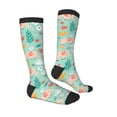thumbnail image 3 of Balery Elephant And Flowers Fun Novelty Socks Men'S Women'S Crew Socks Funny Crazy Novelty Socks Quirky And Cool Socks, 3 of 9