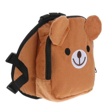 WHAMVOX Ueetek Dog Harness Backpack : Cute Bear Puppy Backpack Dog Saddle Bag Adjustable Backpack For Dogs To Wear Pet Backpack Harness For Traveling Camping Hiking (Brown)