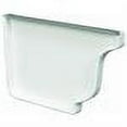 thumbnail image 2 of Amerimax Home Products Gutter End Cap Left K Style - Galvanized White - 4 In, 2 of 2