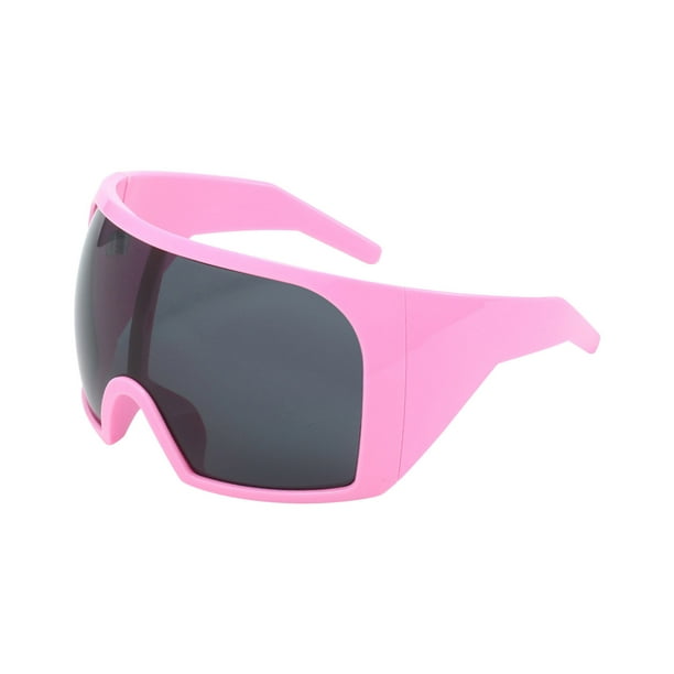 Harliver Futuristic Narrow Cyclops Color Mirrored Lens Visor 