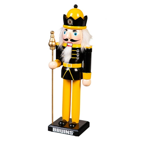 Boston Bruins 12" Wooden Nutcracker Statue