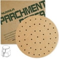 thumbnail image 1 of Doublures de Friteuse à Air Chaud 9 Pouces, 100 Pcs Papier Parchemin Perforé Compatible, Instant Vortex, Innsky, Dash, Secura et Plus Friteuses à Air 5.3-5.8qt..., 1 of 8