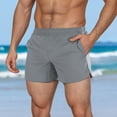 thumbnail image 2 of Men Breathable Loose Three Point Shorts - Light Quick Dry Fabric Running Pants For Fitness, Comfortable Beach Trousers Sport Leisure Style Running Shorts For Men Summer Outdoor Gym, 2 of 5