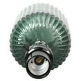 thumbnail image 6 of Mainstays 12.75"H Mini Green Glass Stripe Table Lamp with White Lamp Shade, 6 of 6