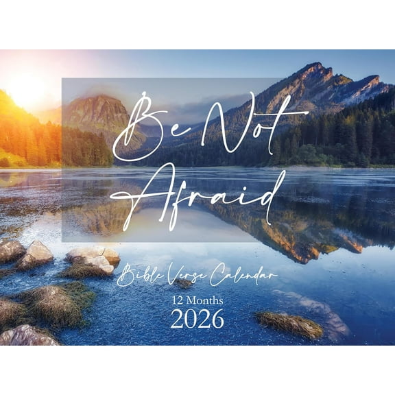 Be Not Afraid Bible Verse Wall Calendar 2026