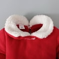 thumbnail image 4 of Vestido + sombrero + cinturón navideño para niñas Herrnalise, traje de tres piezas en liquidación por menos de $10, 4 of 8