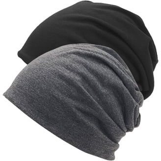Cotton Slouchy Beanie Hat for Women Men, Stretch Hip-Hop  display picture 3