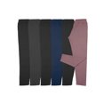 thumbnail image 3 of Angelina Women's Microfiber High Waist Full Coverage Cropped Legging (6-Pack), 3 of 3