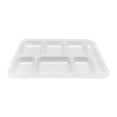 thumbnail image 1 of Commercial Grade Fast Food Trays Imitation Porcelain Compartment Plates For School And Institutional Cafeterias Durable Tableware, 1 of 4