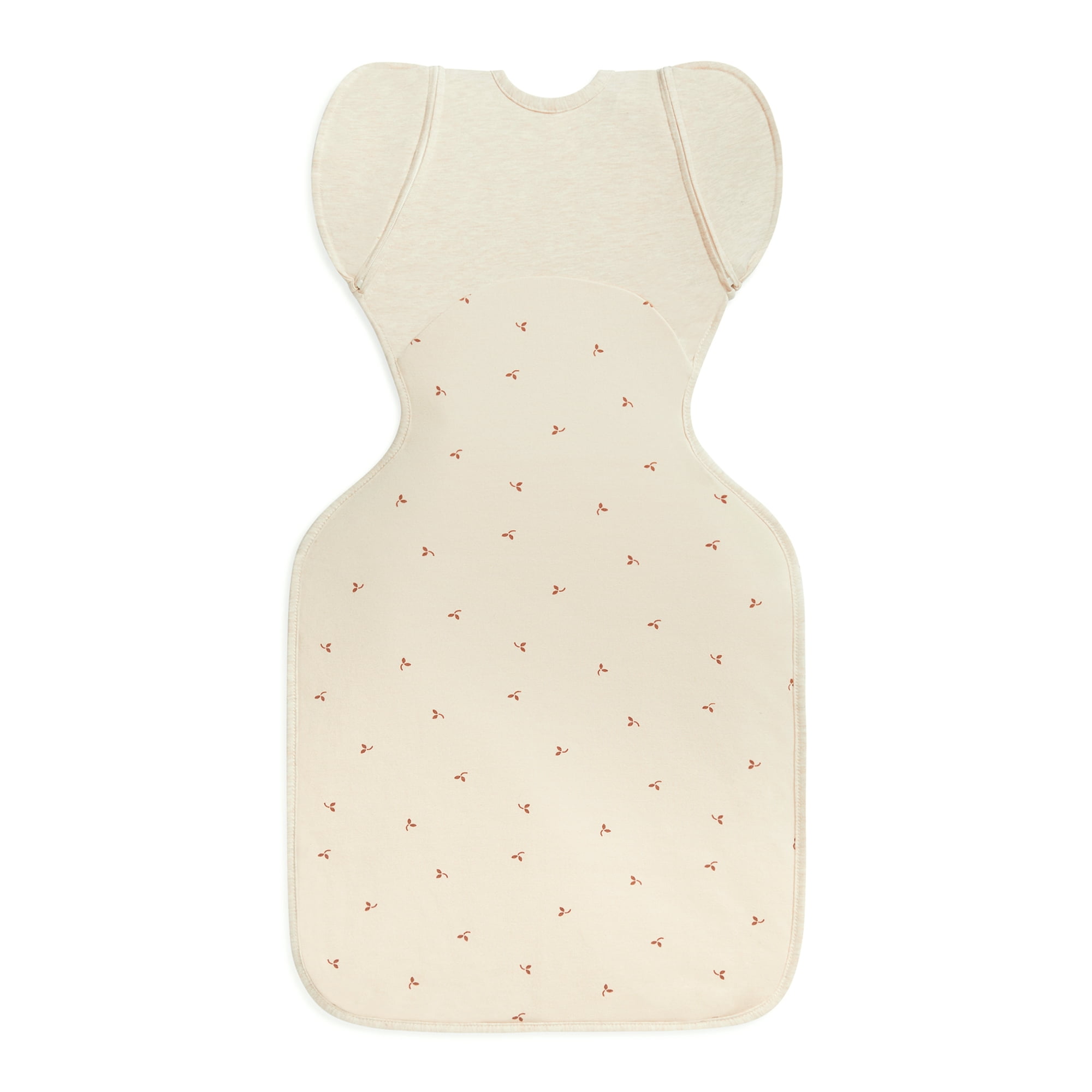 Love to Dream Swaddle UP Transition Baby Sleep Bag Fleece 1.5 TOG, Zip-Off Wings, Large 19-24 lbs, Oat Twigs