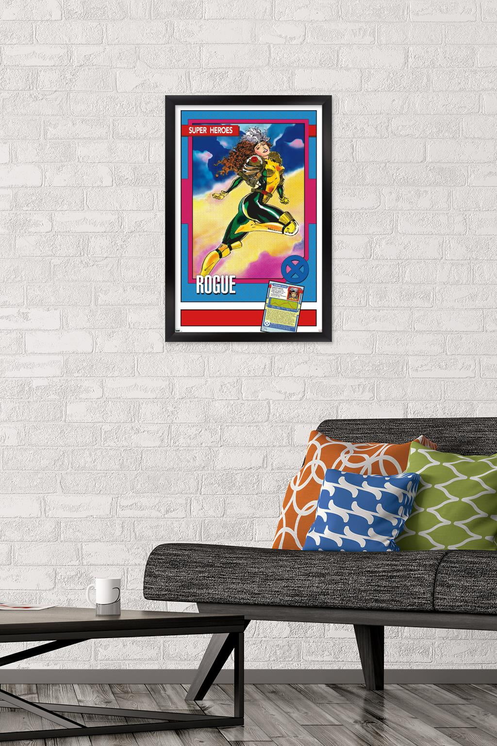 Marvel Trading Cards - Rogue Wall Poster, 14.725" x 22.375" Framed