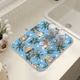 thumbnail image 7 of Ryvnso Dog Summer Palm Tree Dish Drying Mat for Kitchen Countertop 18x24 Large Dish Pad Drainer Rack Dish Sink Mats, 7 of 7