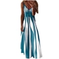 thumbnail image 1 of Robe d'Été pour Femmes Imprimée Col en V Sans Manches Bretelles Robe Chandail, Robe pour Femmes Robe d'Été, Robe d'Été pour Femmes, 1 of 6