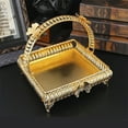 thumbnail image 6 of Kitchen Fruit Basket Metal Snacks Serving Tray Cookie Cakes Platter 5 Liter Easy To Clean For Entertaining Guests, 6 of 8