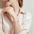 thumbnail image 3 of Pulsera de Plata 925 para Mujer, Estrella Brazaletes para Mujer, Ajustable a 18CM, Accesorios y regalos elegantes y elegantes para Mujer, Mamá, Cumpleaños, Día San Valentín, Aniversarios, 3 of 3