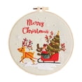 thumbnail image 3 of Kit de bordado navideño, juego de manualidades para adultos y principiantes, regalo de Navidad Papá, 3 of 8