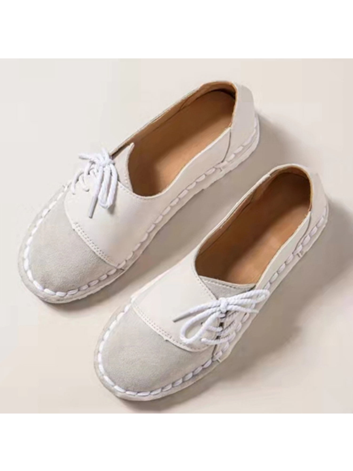 Womens Slip On Casual Walking Sneakers Comfortable Loafers Flats US 5-11