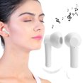 thumbnail image 4 of Auriculares Inalámbricos Auriculares Estéreo Half InEar Auriculares Auriculares Estéreo Inalámbricos Auriculares Bluetooth Para Negocios SportWhite, 4 of 8