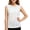 Silver, variant on mgoYE Girls Metallic Outfit Crop Top Sleeveless Shirt Sequin Tee Loose Blouse(Yellow,15-18 Years)