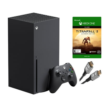 2022 Newest Microsoft Xbox Series X–Gaming Console System- 1TB SSD Black X Version with Disc Drive Bundle with Titanfall 2: Ultimate Edition Full Game and MTC High Speed HDMI Cabel