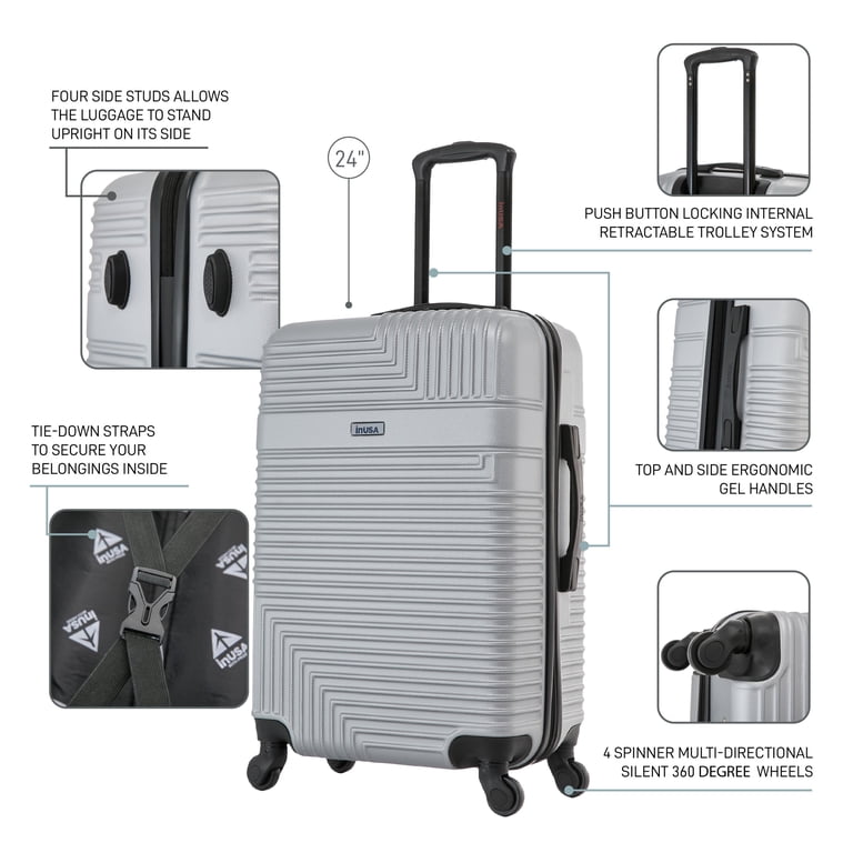 InUSA Resilience 24-Inch Hardside Checked Luggage photo 3