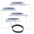 thumbnail image 3 of Replacement Part For Bissell Style 8, 14 Lift Off Upright Vacuum Cleaner Flat Belt // 18002, 3 of 3