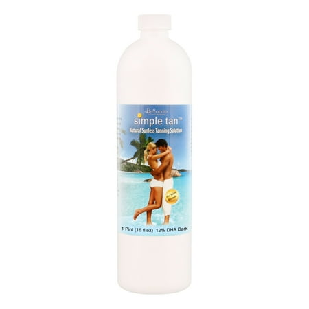 Dark Tan Combo - Pint Belloccio Simple Tan 12% DHA Dark Sunless Airbrush Spray Tanning Solution