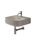 thumbnail image 2 of Nameeks Scarabeo 5507-One Hole 20" Ceramic Wall Mounted Bathroom Sink - White, 2 of 2