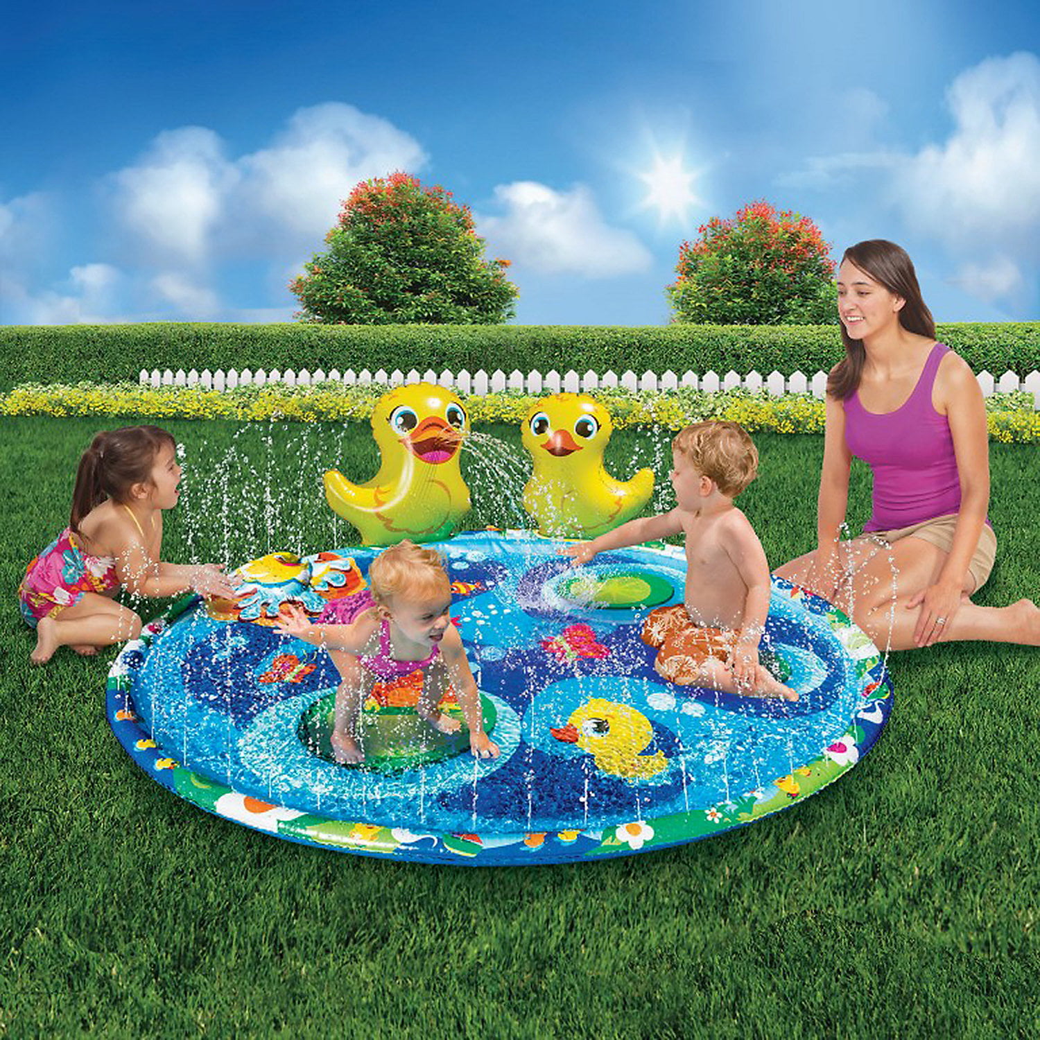 Inc Mini Inflatable Duck Pond Pool Q.J Import 