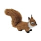 thumbnail image 2 of Adorno de ardilla de peluche, regalos para fiestas navideñas, miniaturas de ardilla de peluche de simulación café, 2 of 9