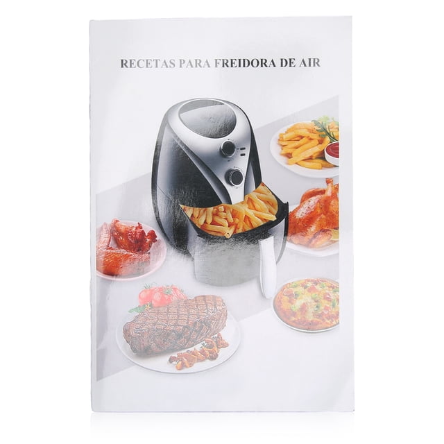 YUMILI Livre de Recettes pour friteuse à air - 32 Recettes d'images en Couleur Livre de Cuisine Pratique pour friteuse, Recettes de friteuse pour débutants et utilisateurs avancés