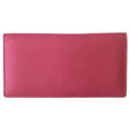 thumbnail image 3 of Hot Pink RFID Leather Checkbook Cover With Credit Card Slots and Pen Holder, 3 of 6