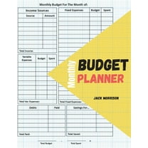 Monthly budget planner and organizer: Debt and savings tracker   Budgeting expenses volume, (Paperback)