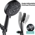 thumbnail image 5 of 1pcs，Handheld Shower Head Shower Head，Black, 5 of 5